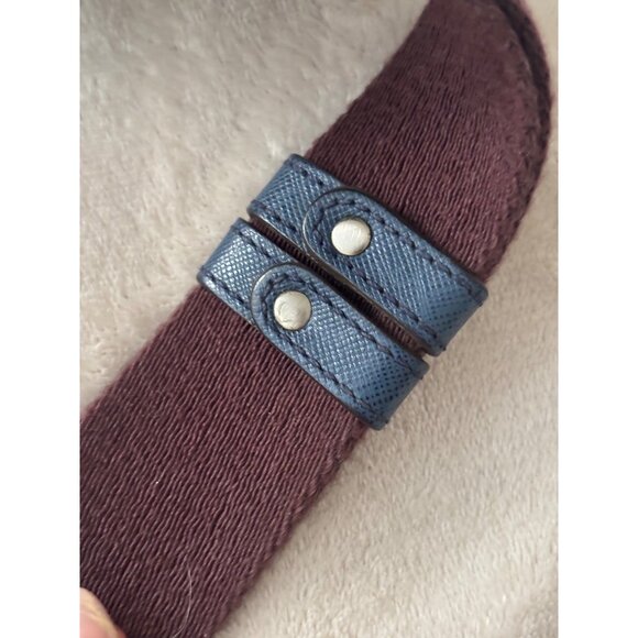 MCM Blue Leather Crossbody Bag With Adjustable Strap - Picture 3 of 8